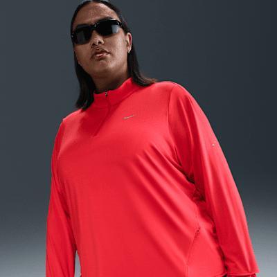 Nike Women's Swift Dri-FIT UV 1/4-Zip Running Top (Plus Size) Product Image
