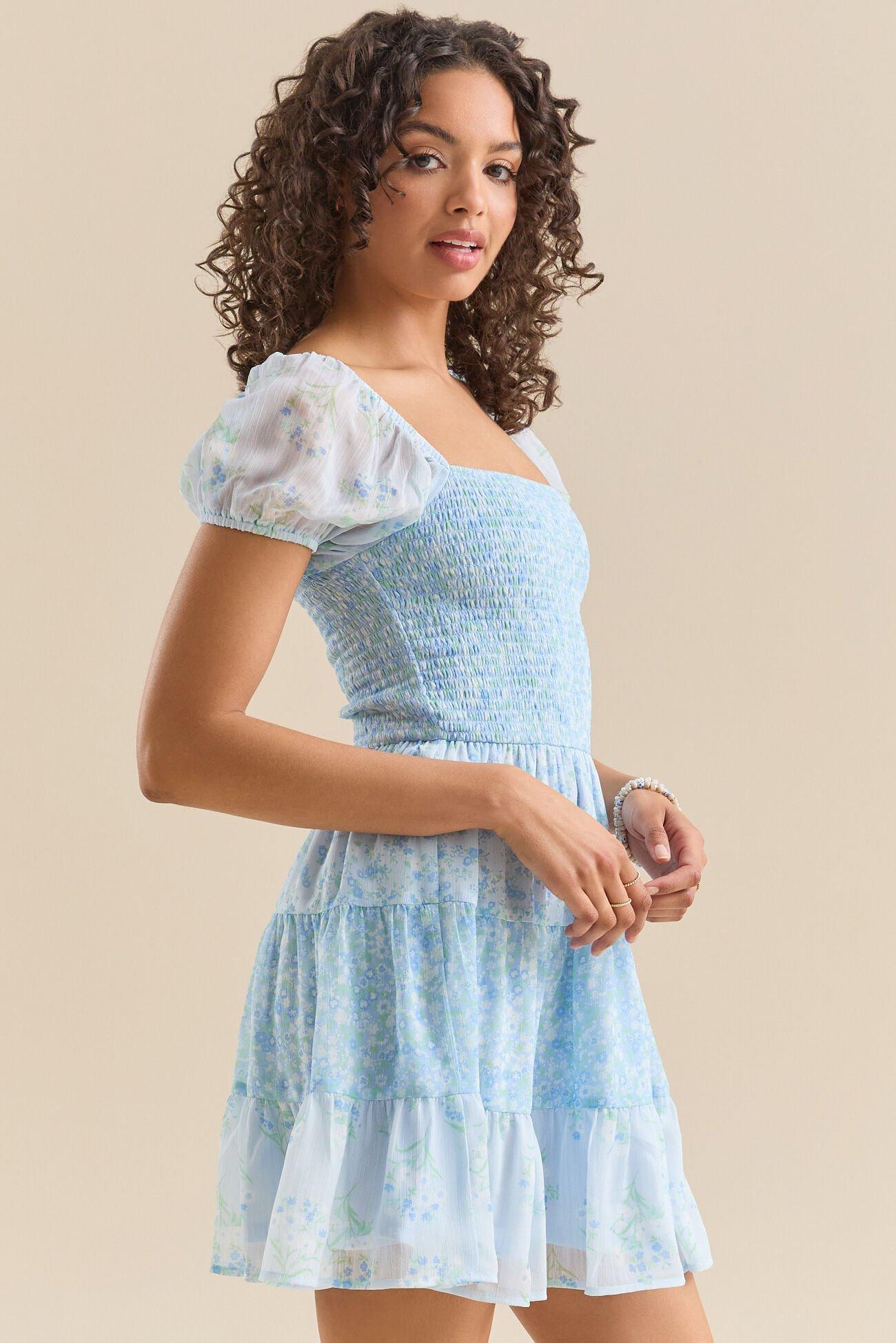 Emory Floral Mini Dress Product Image