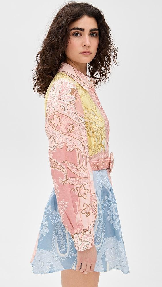 Hemant and Nandita Short Dress with Buckle Belt | Shopbop Product Image