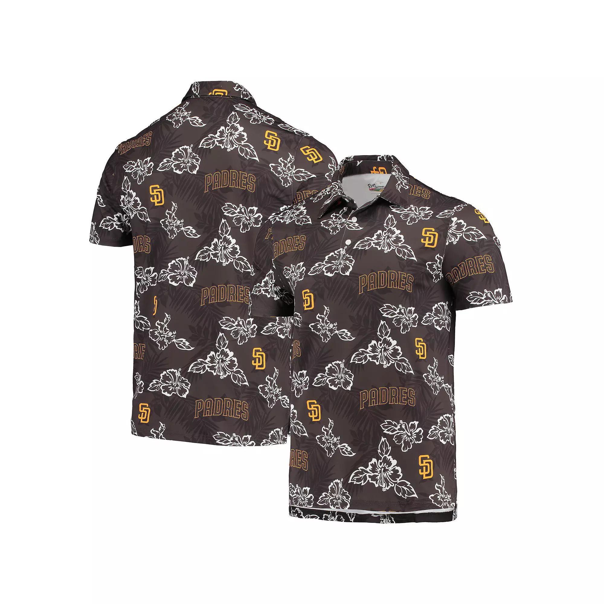 Men's Reyn Spooner Brown San Diego Padres Performance Polo, Size: Medium Product Image