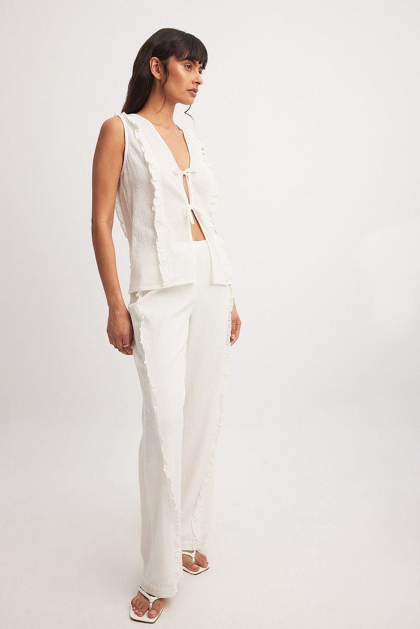 Frill Details Pants Product Image