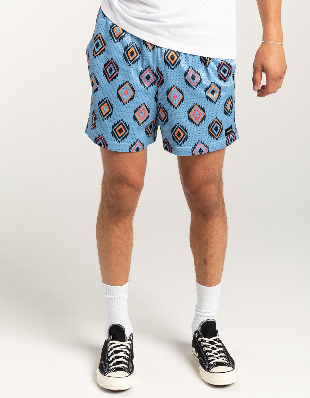 RSQ Mens 6" Mesh Shorts - PINK COMBO Product Image