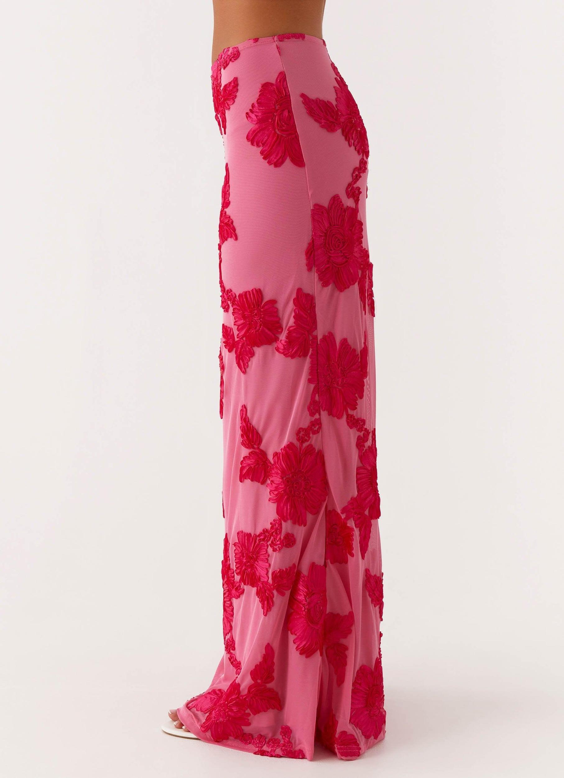Radiate Maxi Skirt - Pink Product Image
