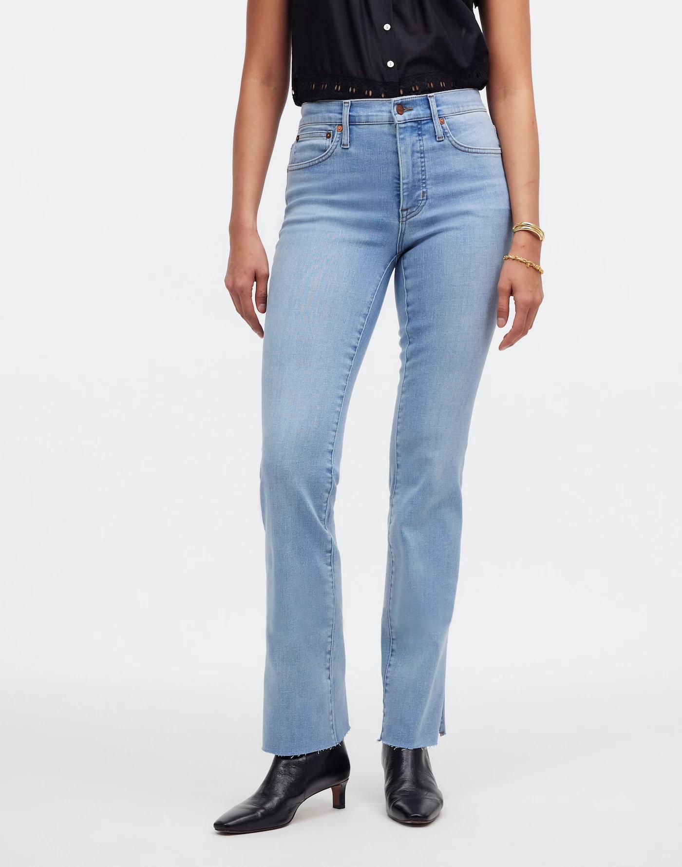 Kick Out Full-Length Jeans in Condale Wash: Raw Hem Edition Product Image