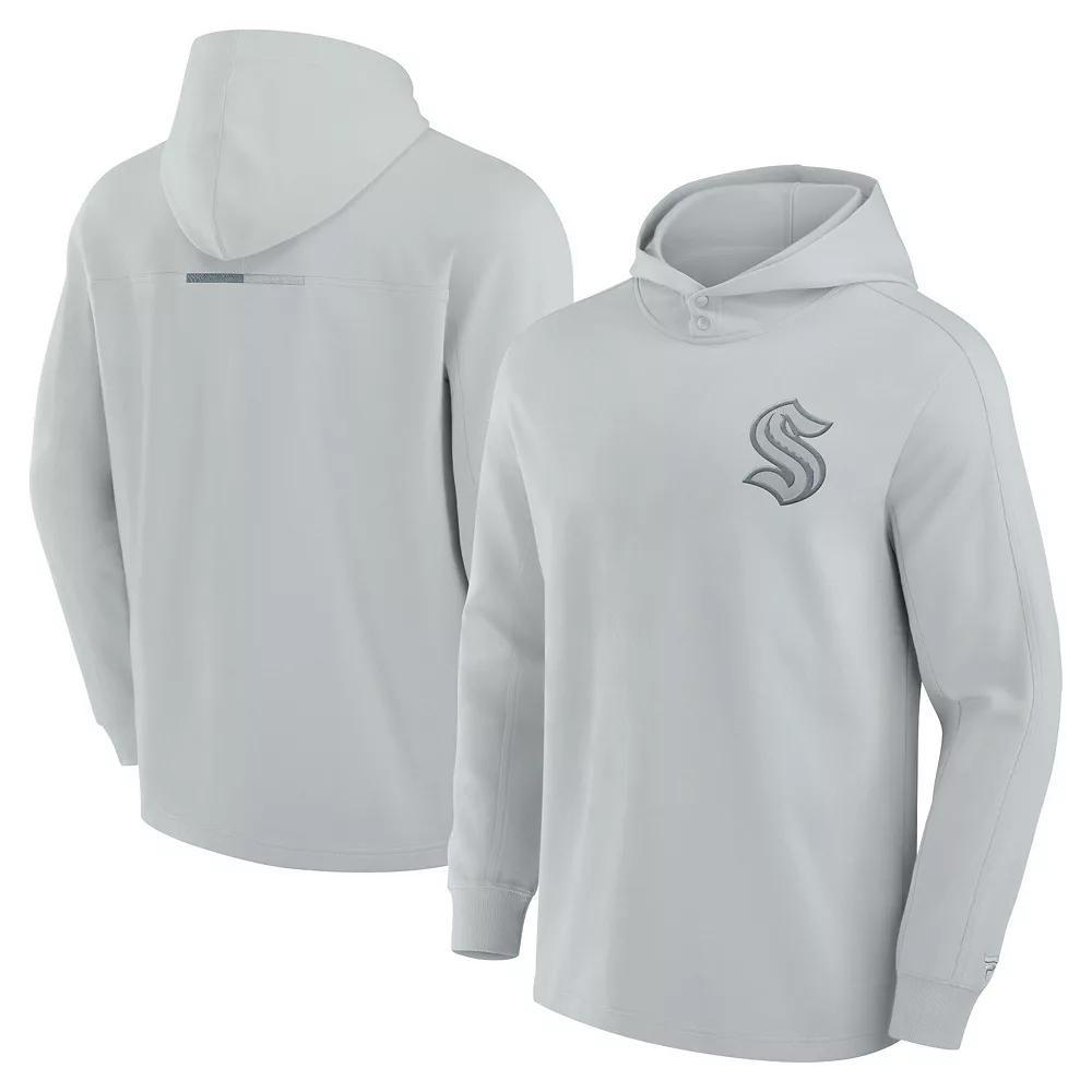 Men's Fanatics Signature Khaki Chicago White Sox Elements Lightweight Fleece Hoodie, Size: 4XL, Beig K Product Image
