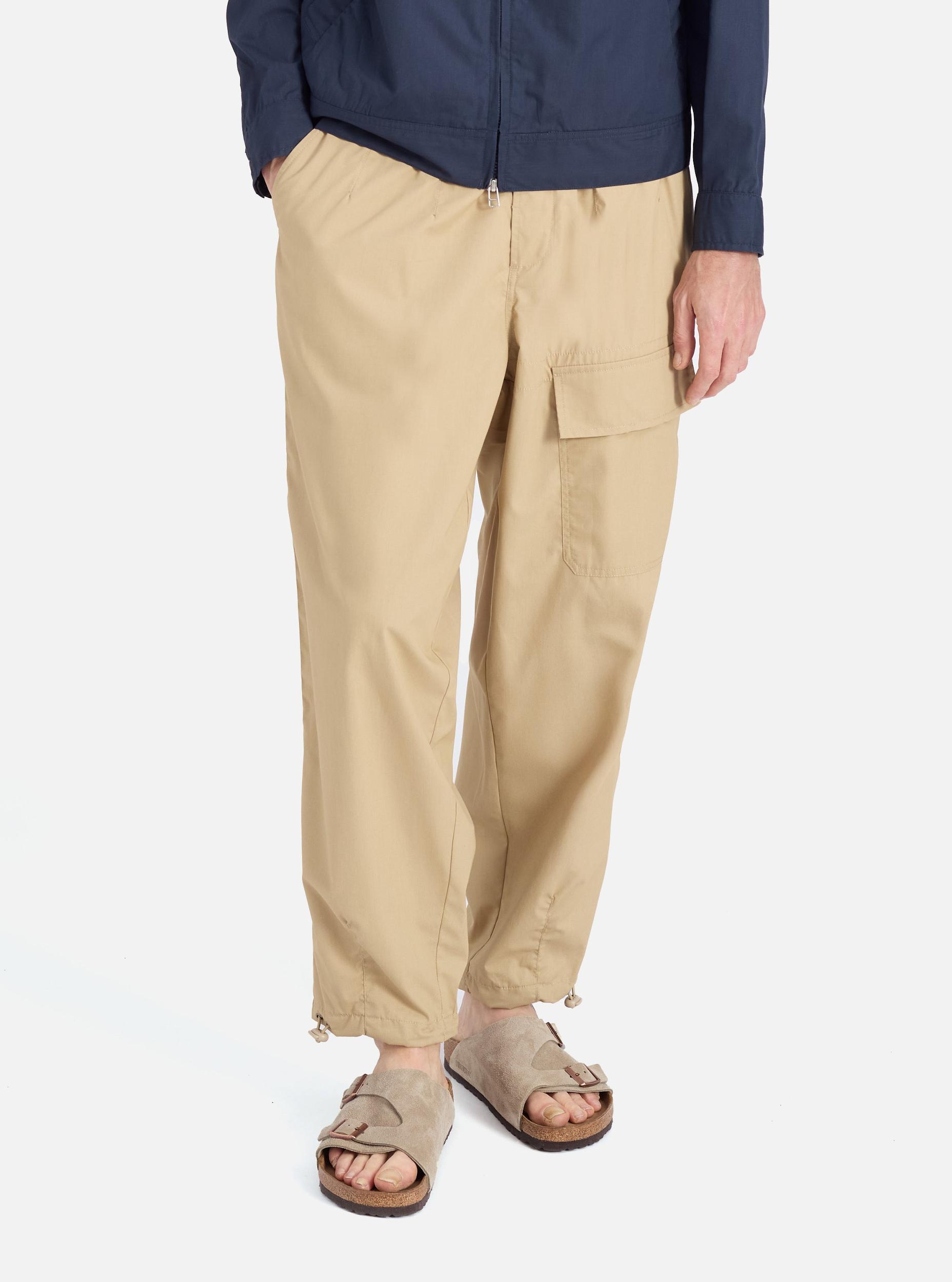 Sand Recycled Polytech Loose Pilot Trouser Product Image