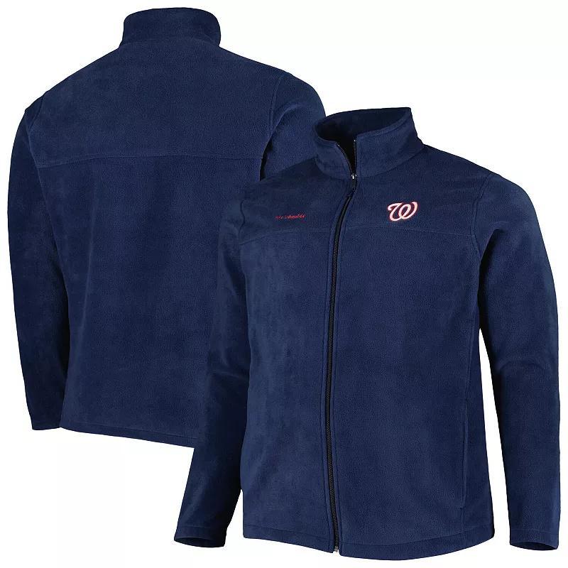 Men's Columbia Navy Washington Nationals Big & Tall Steens Mountain Full-Zip Jacket, Size: 2XLT, Blue Product Image