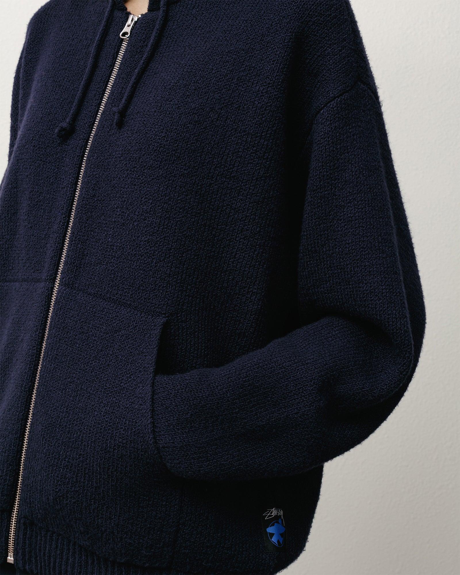 HOODED ZIP SWEATER Male Product Image