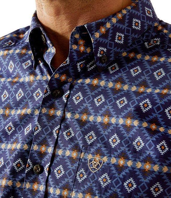 Ariat Connor Long Sleeve Printed Fitted Shirt Product Image
