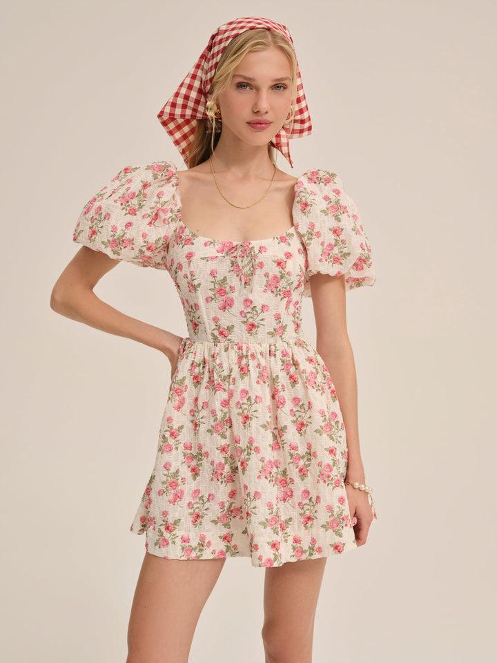Backyard Bunches Mini Dress — Pink Product Image