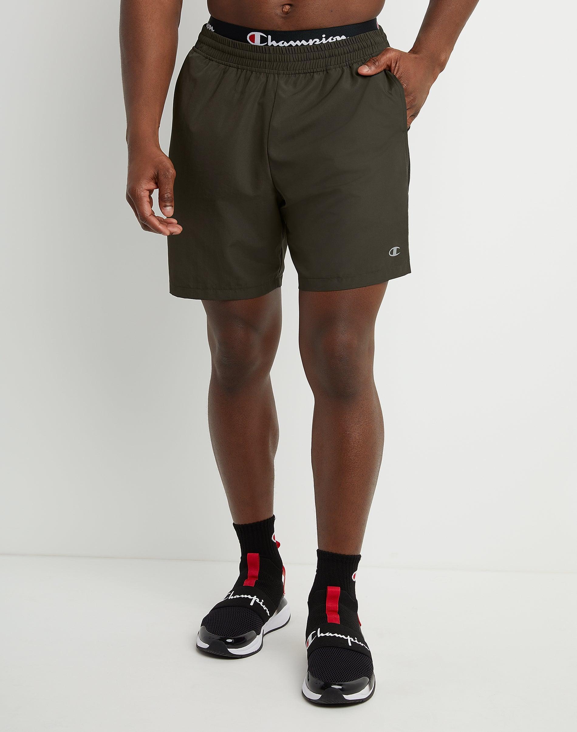 Mens Champion Woven Sports Shorts, 7 Black 2XL Product Image
