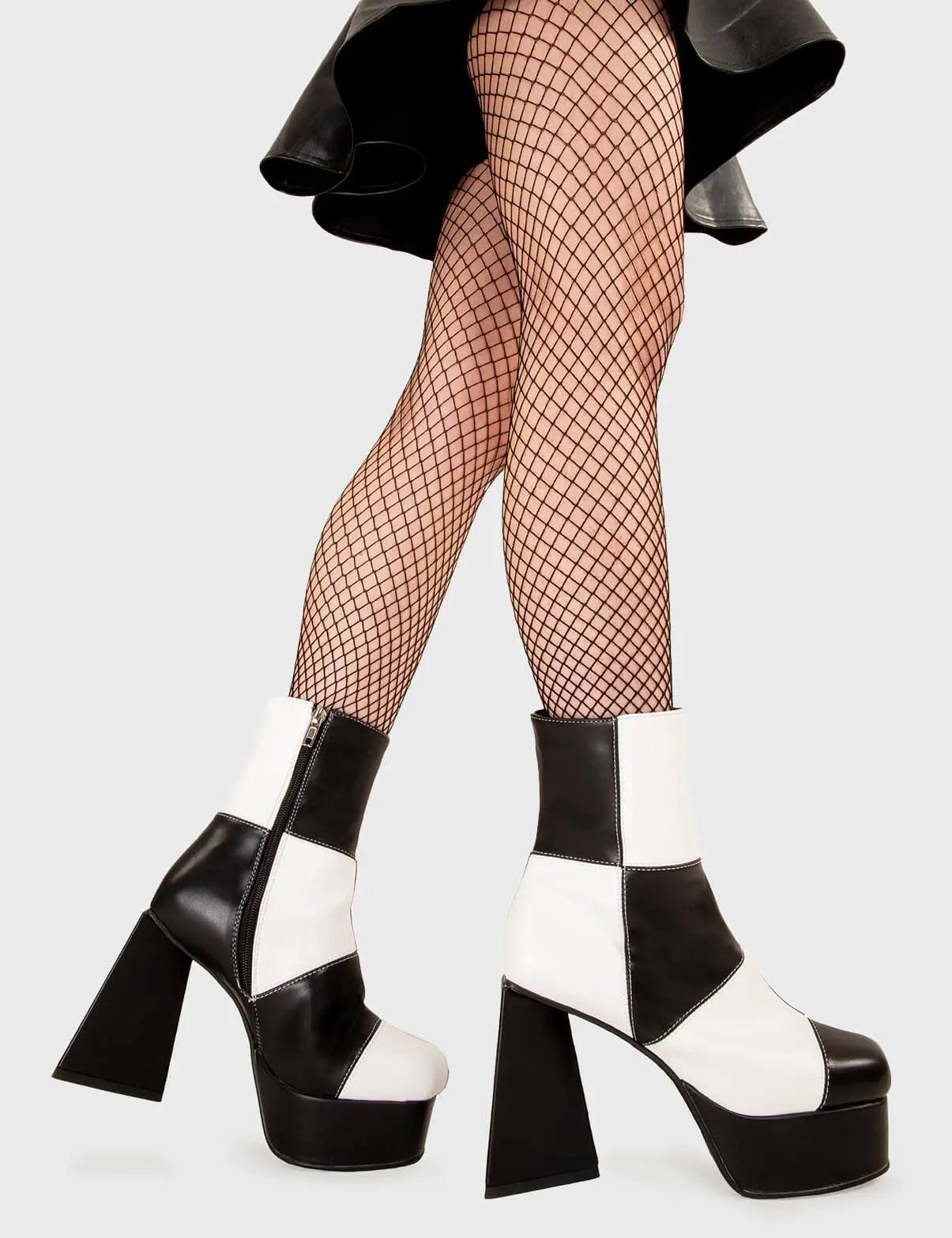 Wait A Minute Platform Ankle Boots Product Image