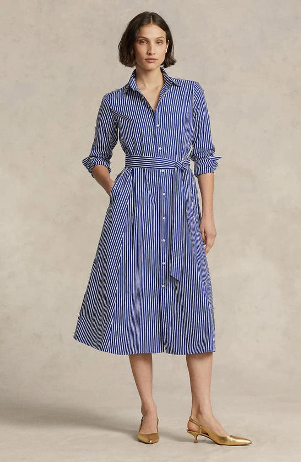 striped midi dress  Product Image