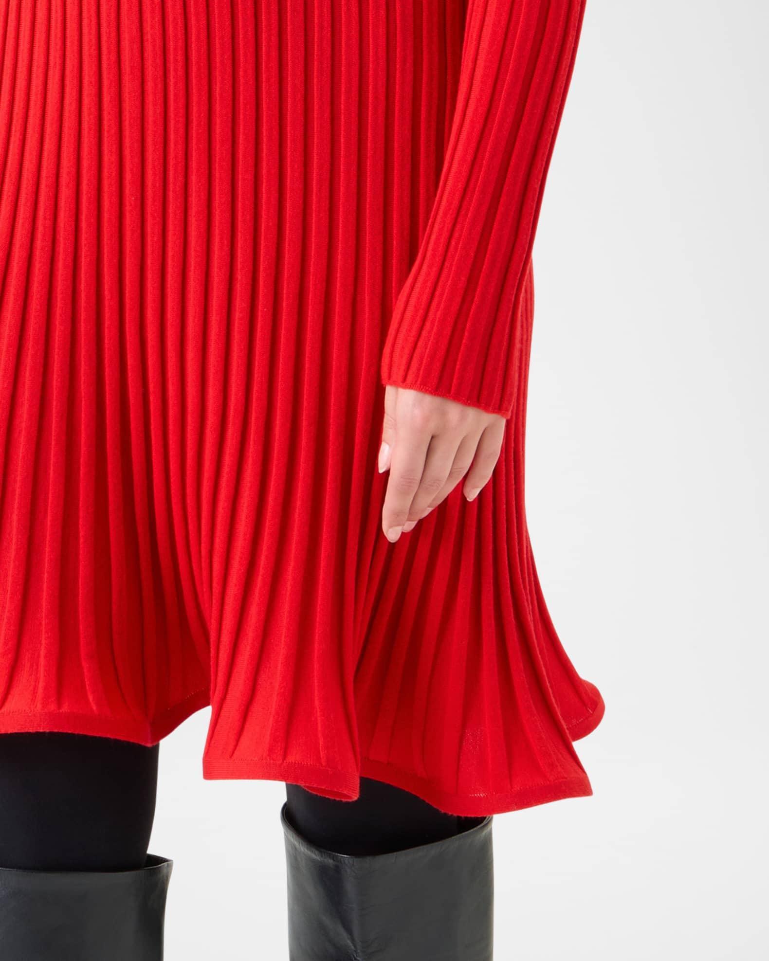 Reversed Rib Knit Mini Dress Product Image