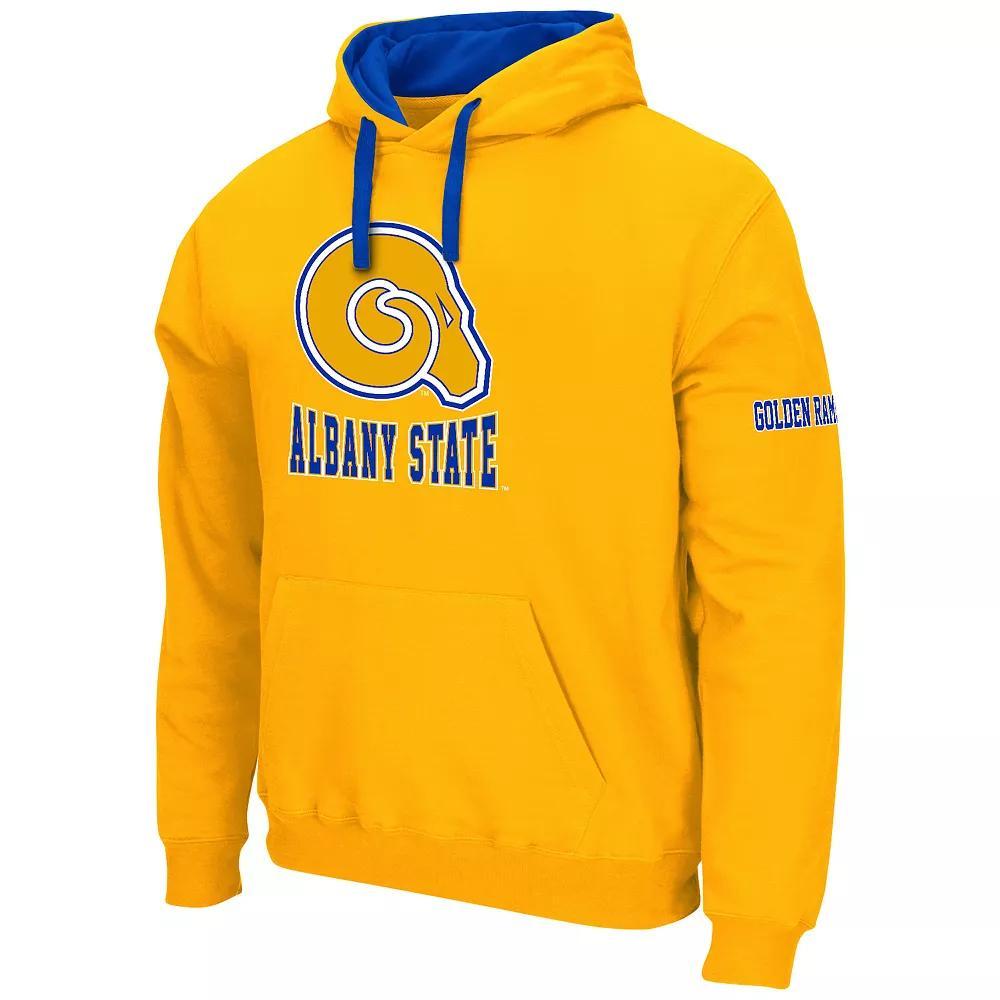 Men's Colosseum Albany State University Golden Rams Fleece Hoodie, Size: Large, Abs Gold Product Image