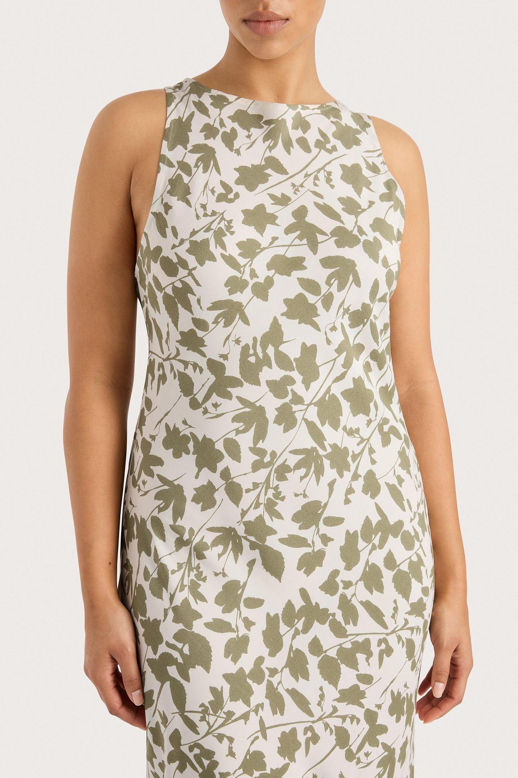 Silya Maxi Dress Poplar Sage Product Image