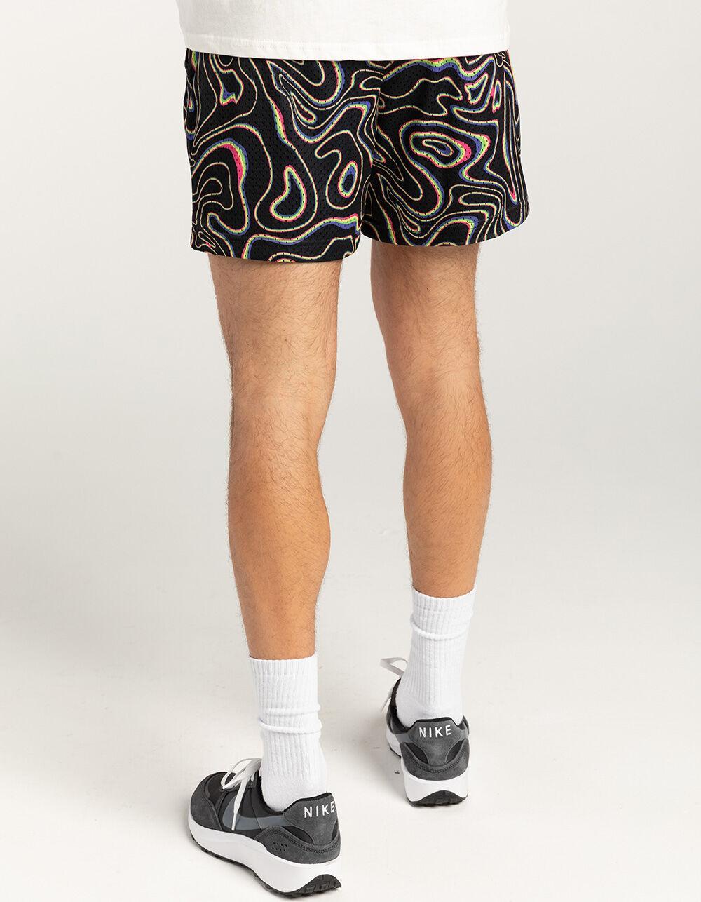 RSQ Mens 6" Mesh Shorts - RED COMBO Product Image