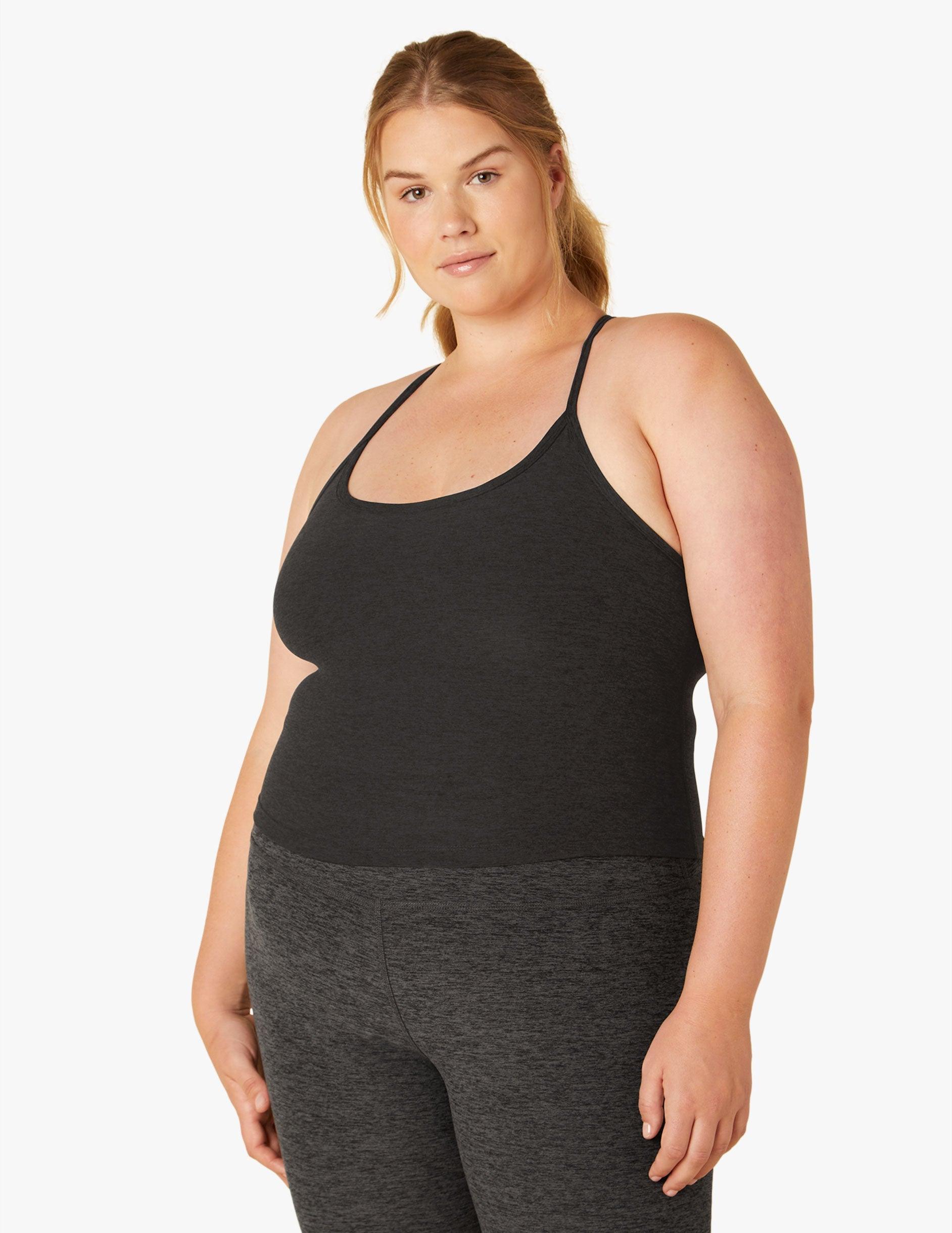 Spacedye Slim Racerback Cropped Tank Product Image
