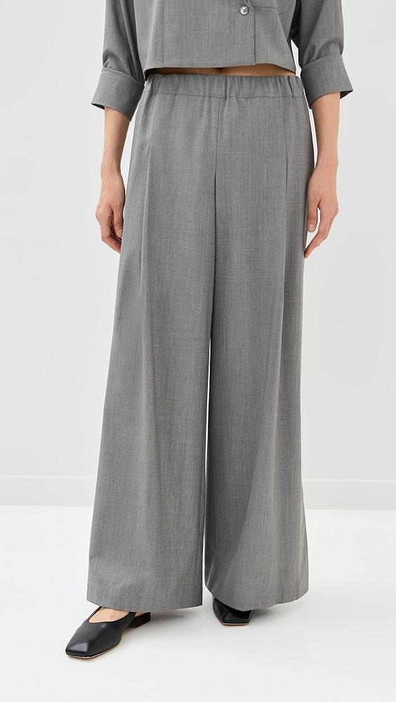 TWP Eva with Tux Pleat Pants | Shopbop Product Image