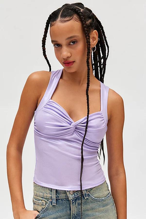 Silence + Noise Suri Twist-Front Tank Top Womens at Urban Outfitters Product Image