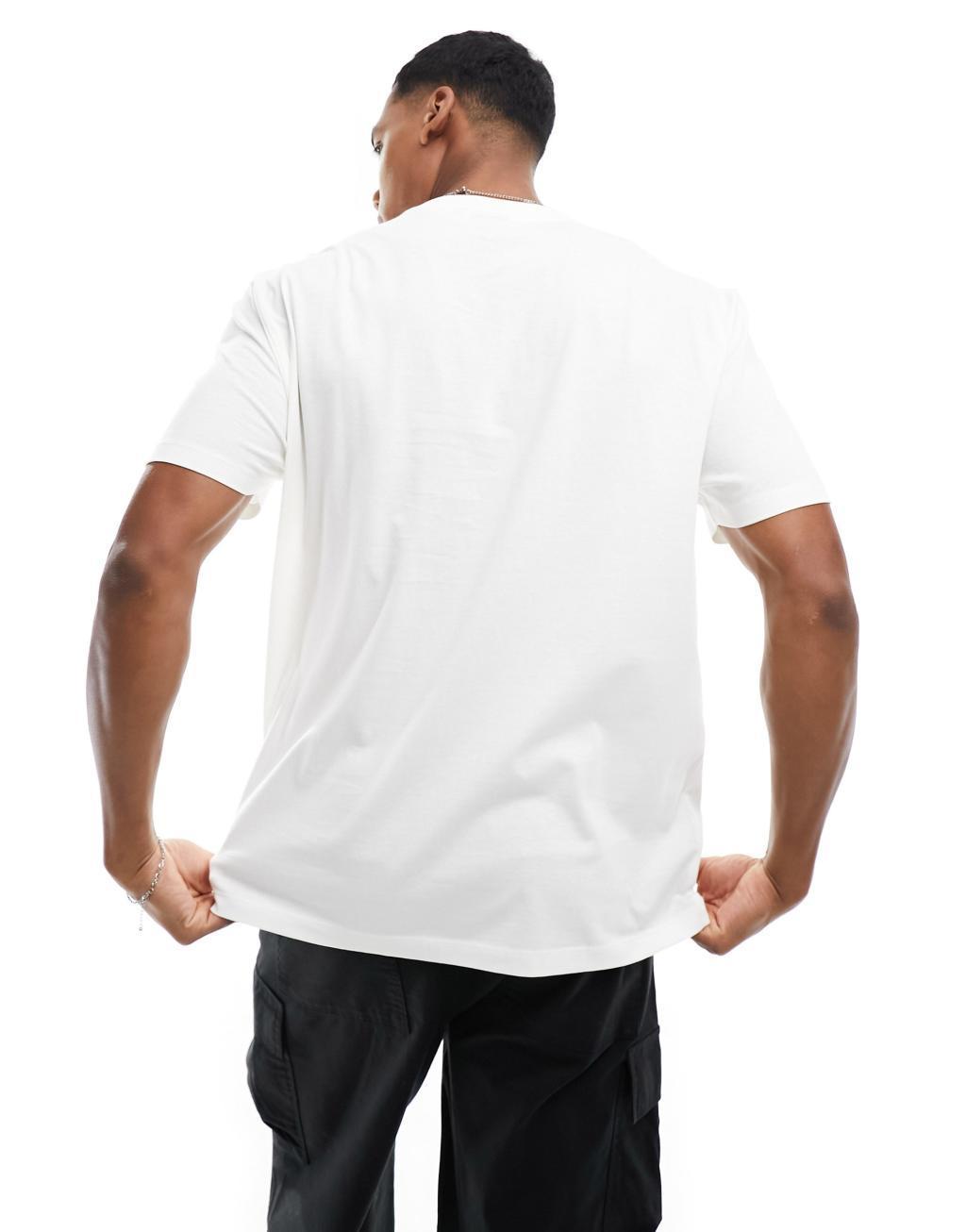 ASOS DESIGN relaxed t-shirt in white with front cartoon print Product Image