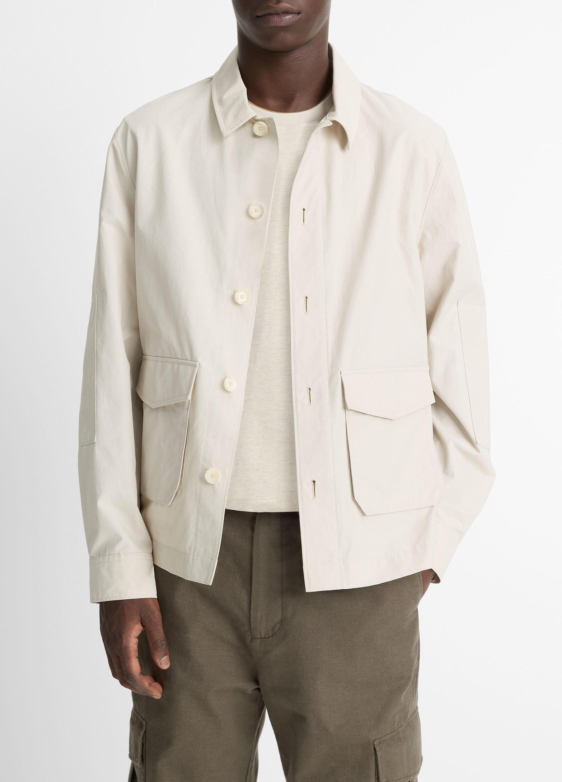 Cotton-Blend Utility Jacket Product Image