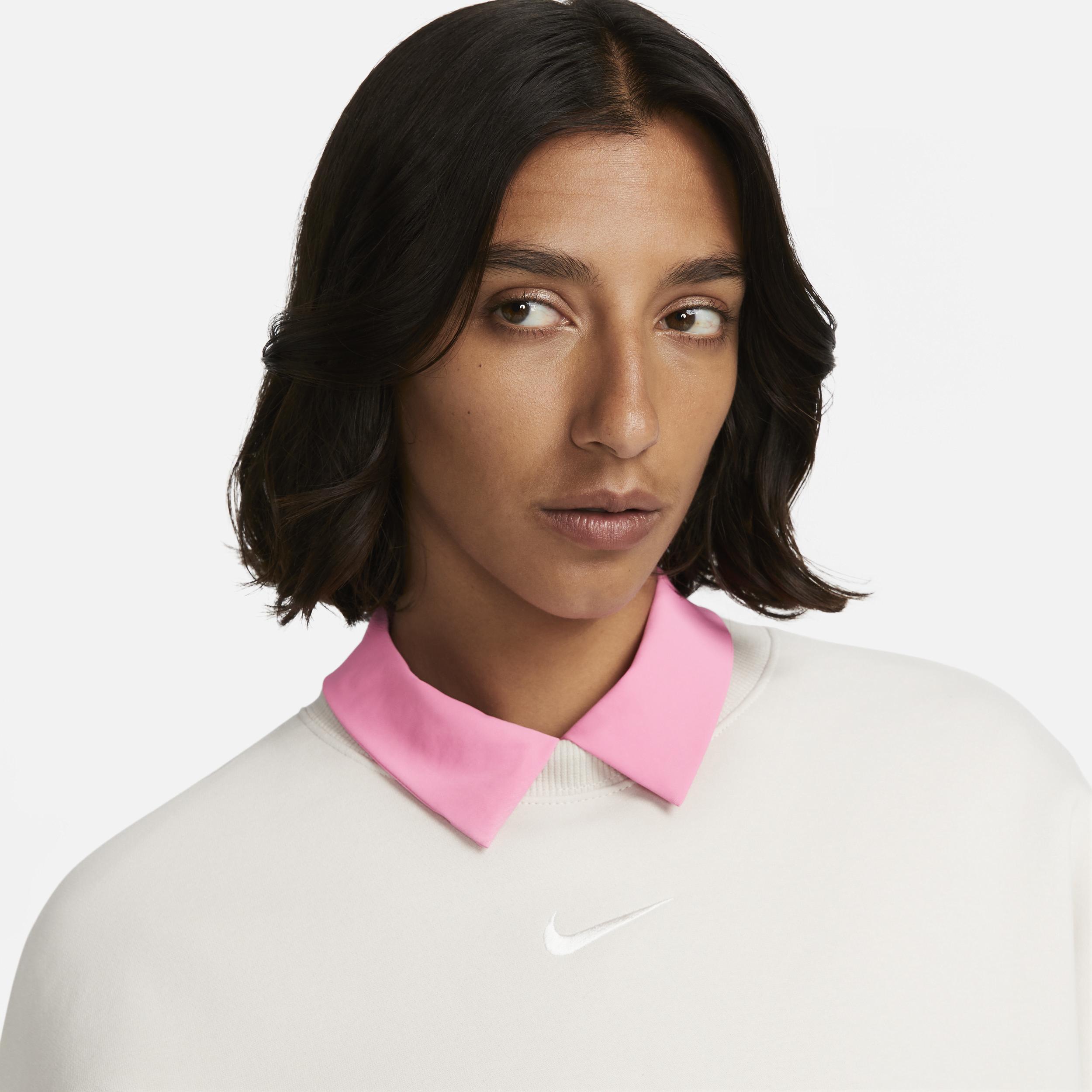 Nike Womens Sportswear Phoenix Fleece Oversized Crewneck Sweatshirt Product Image