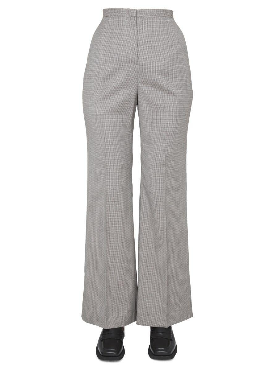 FABIANA FILIPPI Micro Houndstooth Pants In Brown Product Image