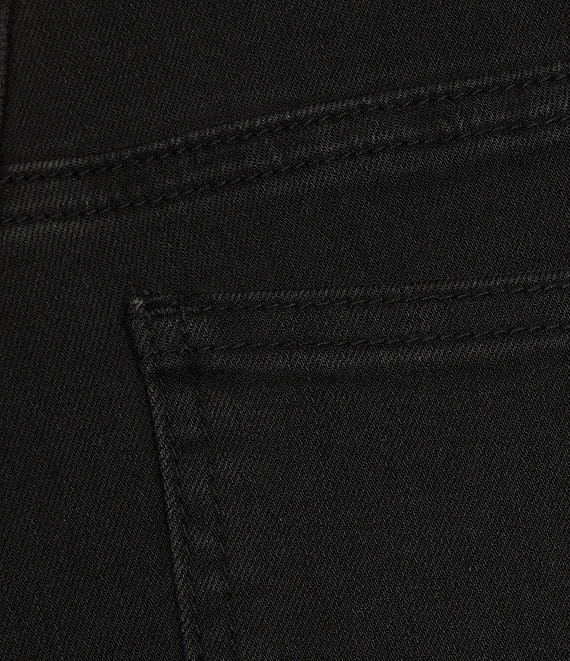 John Mark Stretch Denim Asymmetrical Frayed Jean Product Image