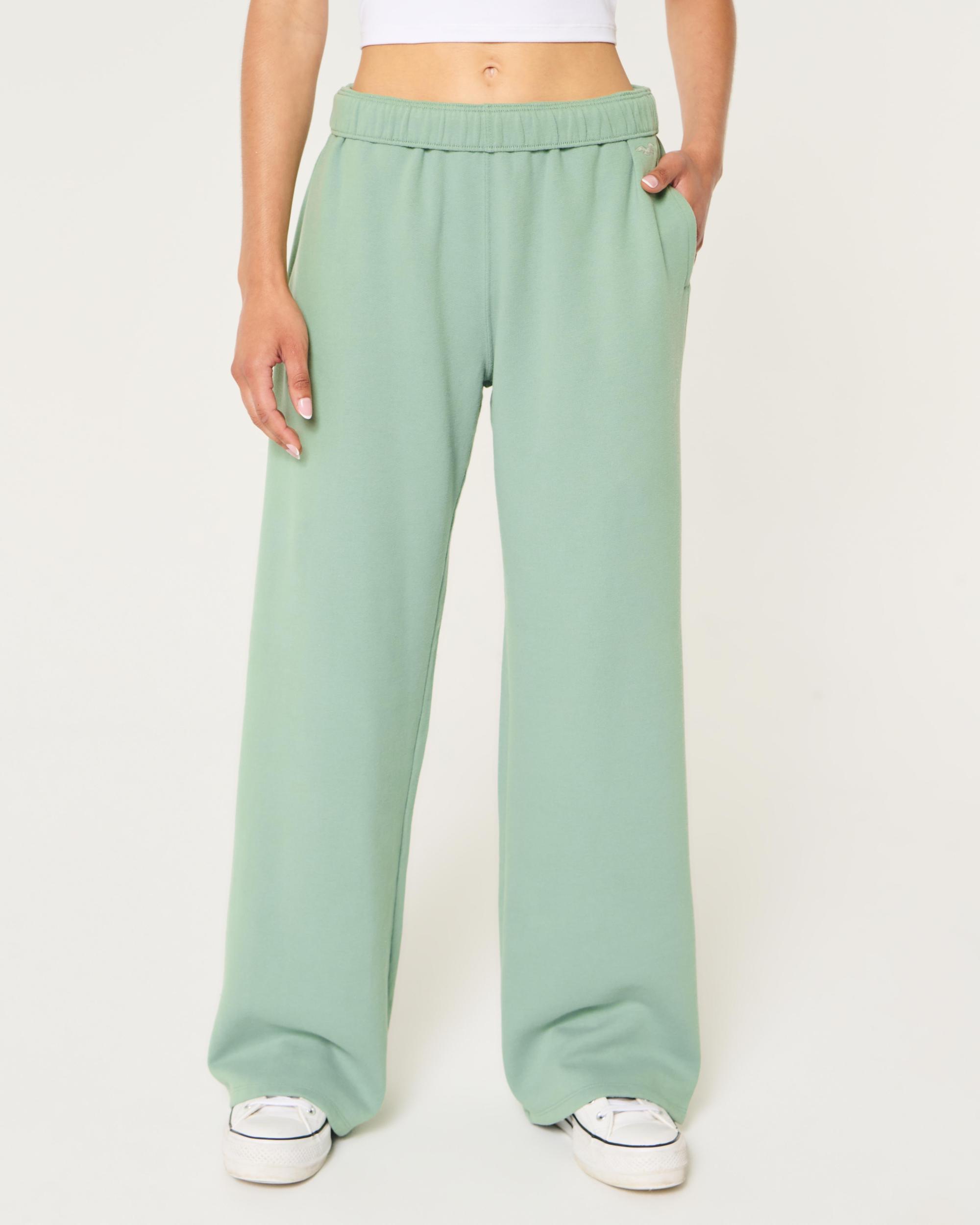 Hollister Feel Good Fleece Wide-Leg Pants Product Image