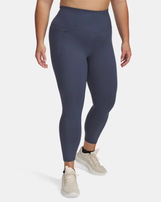 Women's Under Armour Motion High-Waisted 7/8 Ankle Leggings, Size: Medium, Ether Blue Product Image