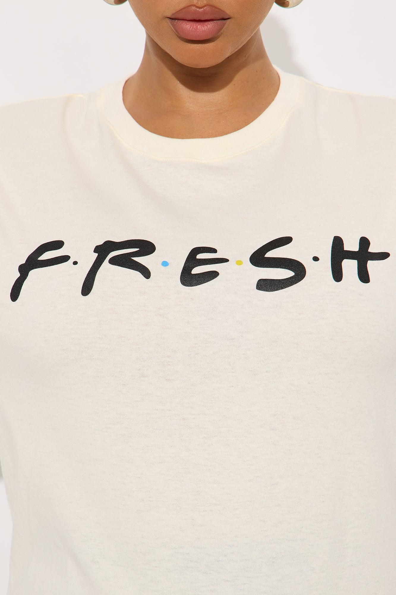 Fresh Oversized Tee  - Off White Product Image