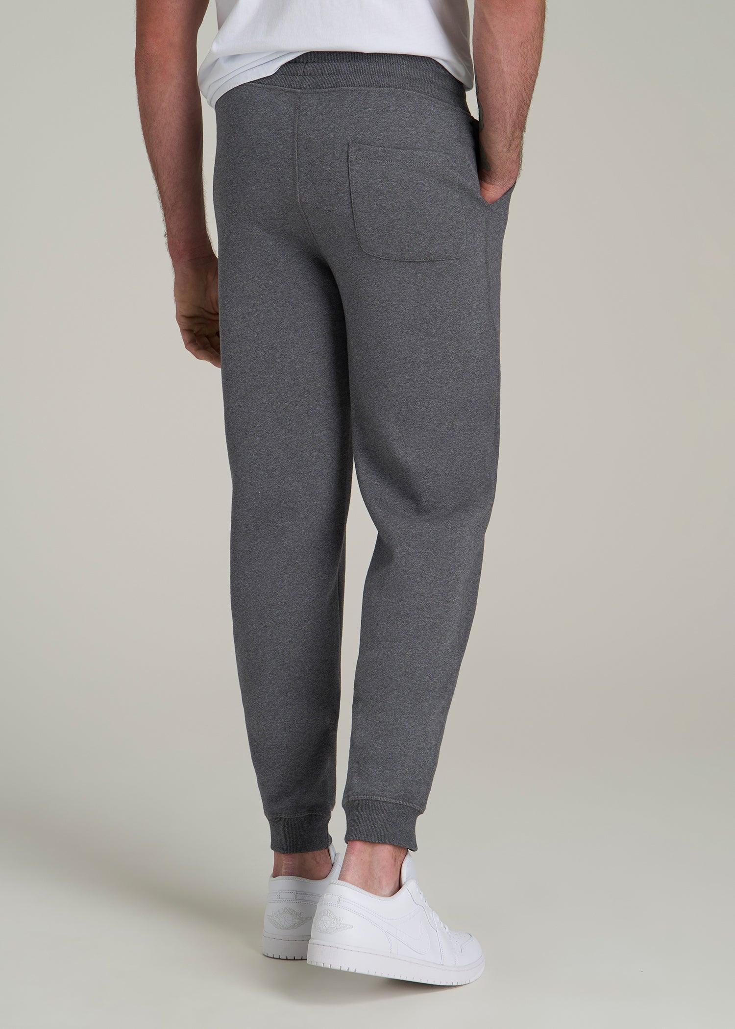 Wearever 2.0 Fleece Joggers for Tall Men in Charcoal Mix Product Image