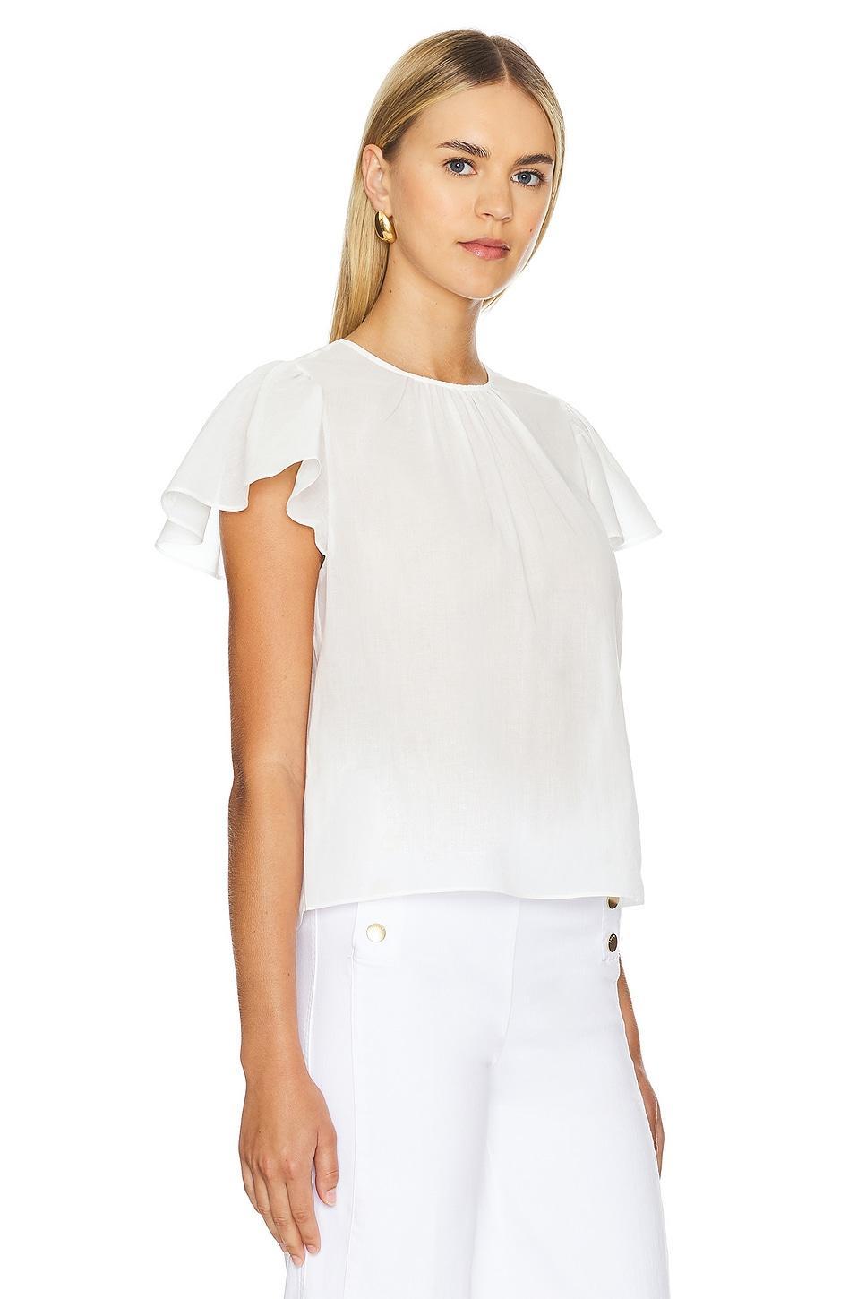 Ruffle Sleeve Blouse FRAME Product Image