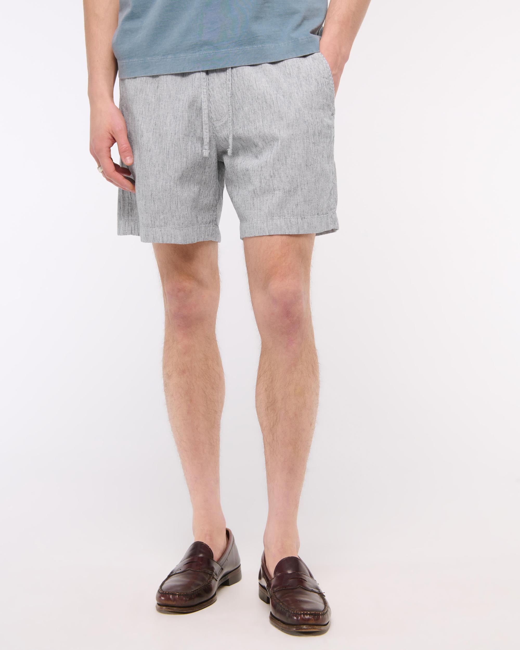 Cotton Texture Pull-On Short Product Image