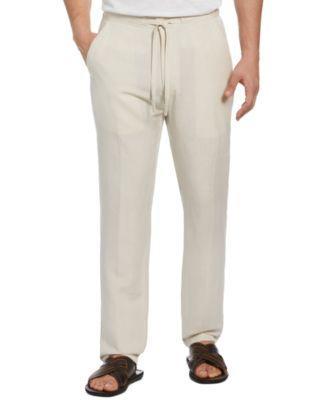 Men's Cubavera Linen Blend Drawstring Pants, Size: XXLARGE 32, Silver Product Image