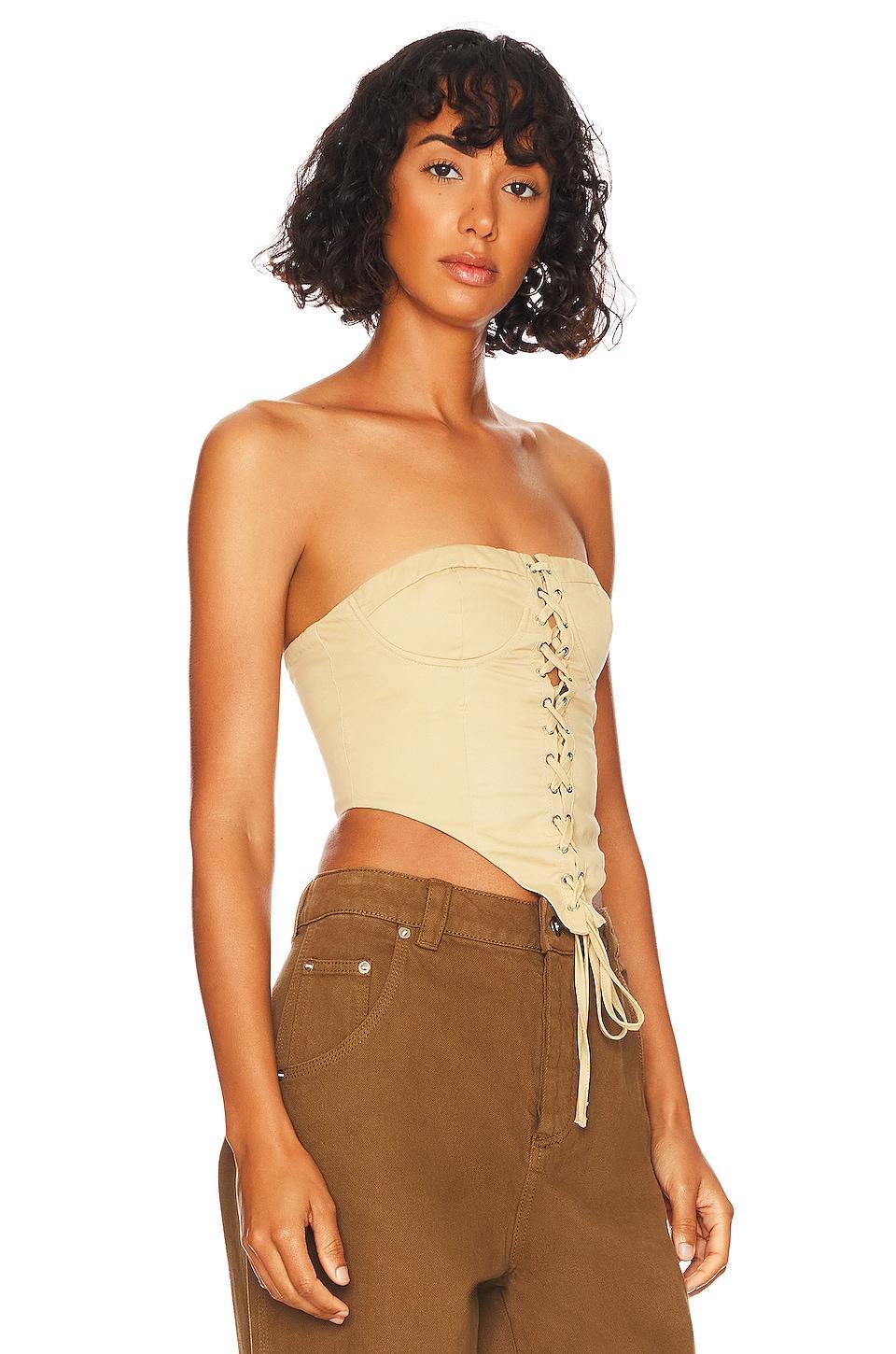 Ashlyn Lace Up Top superdown Product Image