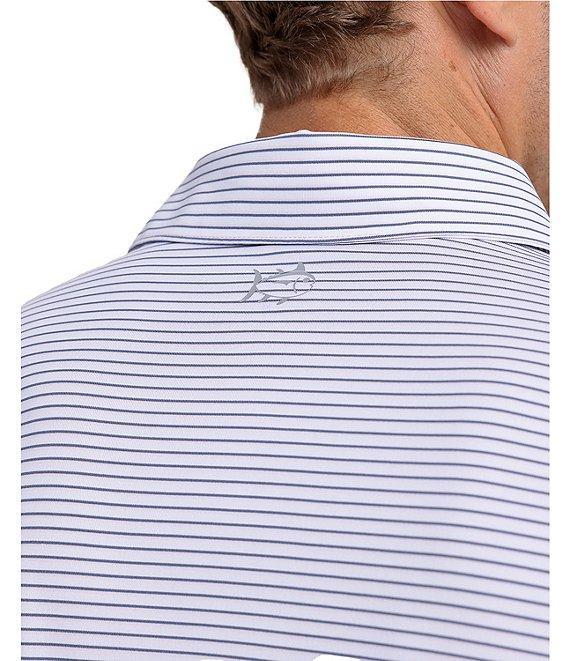 Southern Tide Performance Stretch Driver Sunbury Stripe Short Sleeve Polo Shirt Product Image