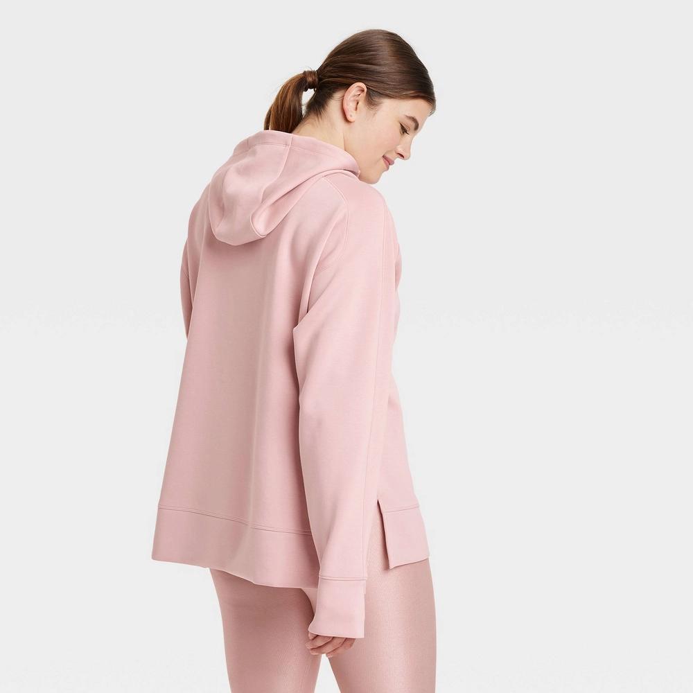 Women's Airy Sleek Legging Friendly Hooded Sweatshirt - All In Motion™ Product Image