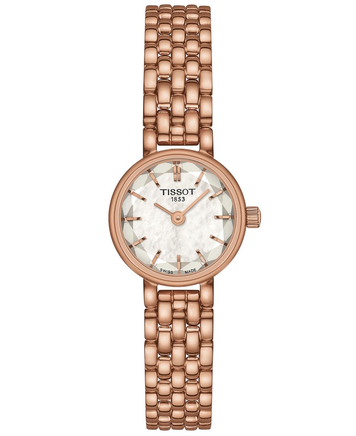 Tissot Womens Lovely Quartz Analog Rose Gold Tone Stainless Steel Bracelet Watch Product Image