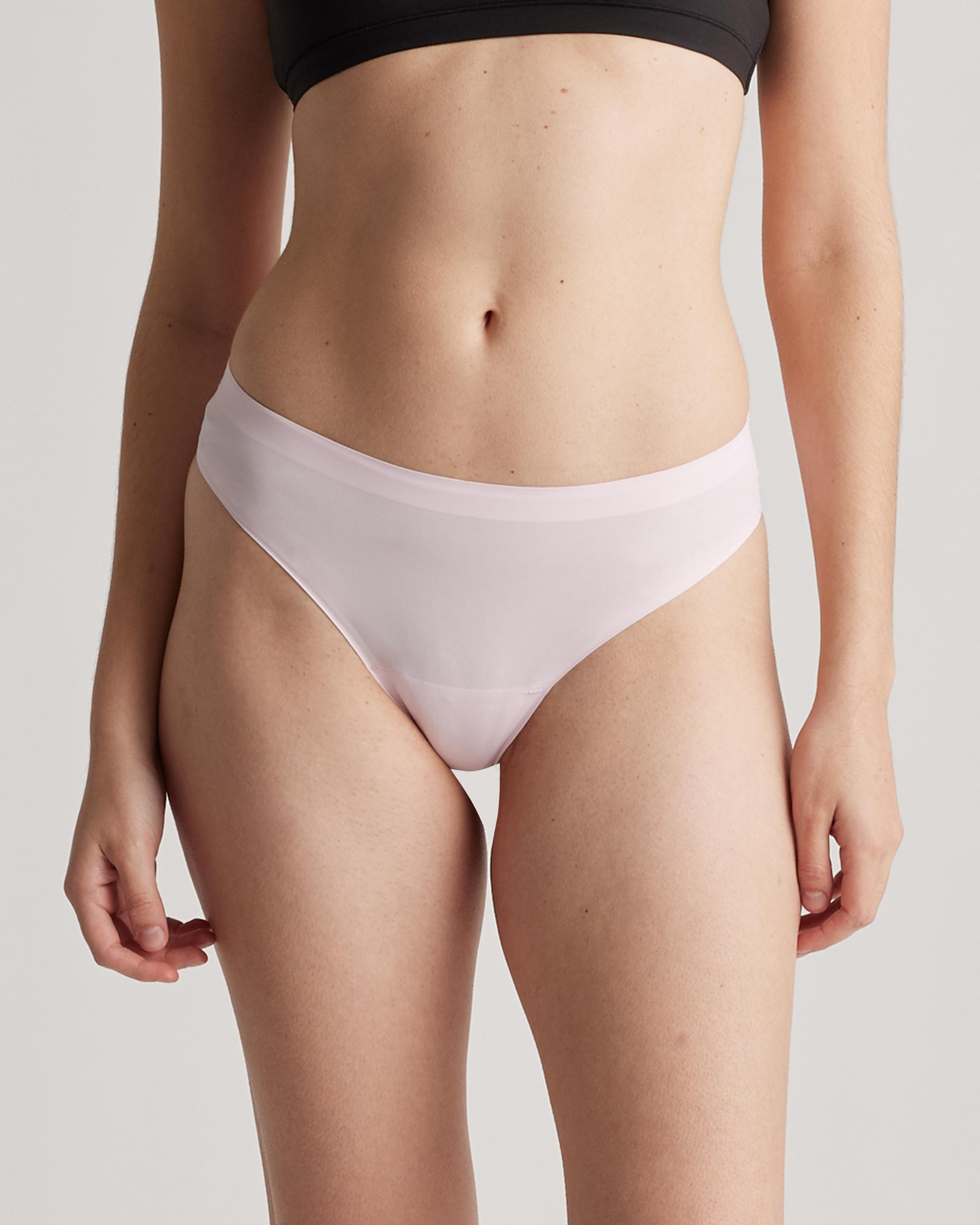 Quince | Women's Invisible Bonded Thong Nylon/Spandex Product Image
