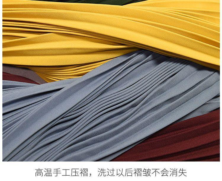 Pleated Maxi Skirt Product Image