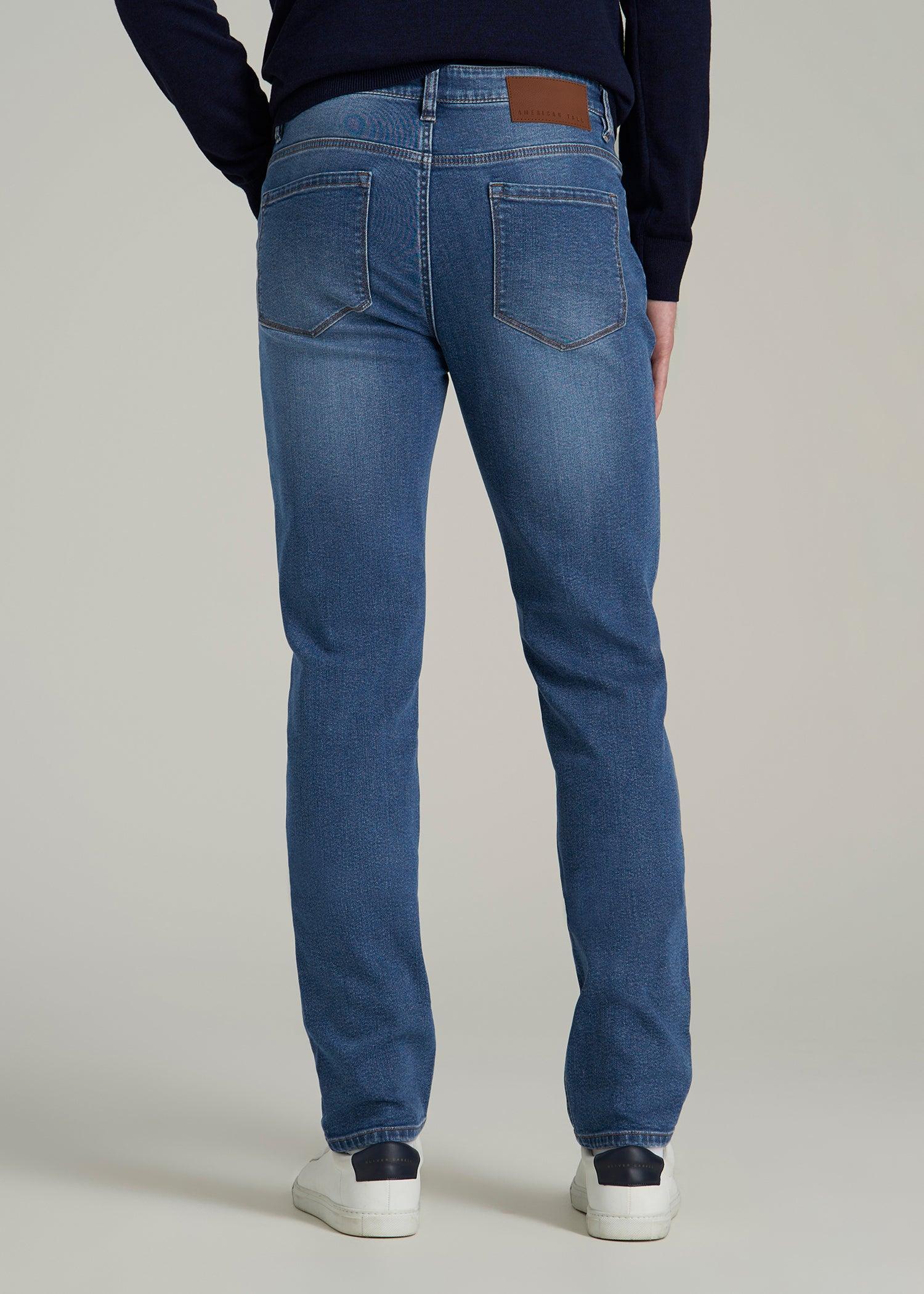 Dylan SLIM-FIT Jeans for Tall Men in Classic Mid Blue Product Image
