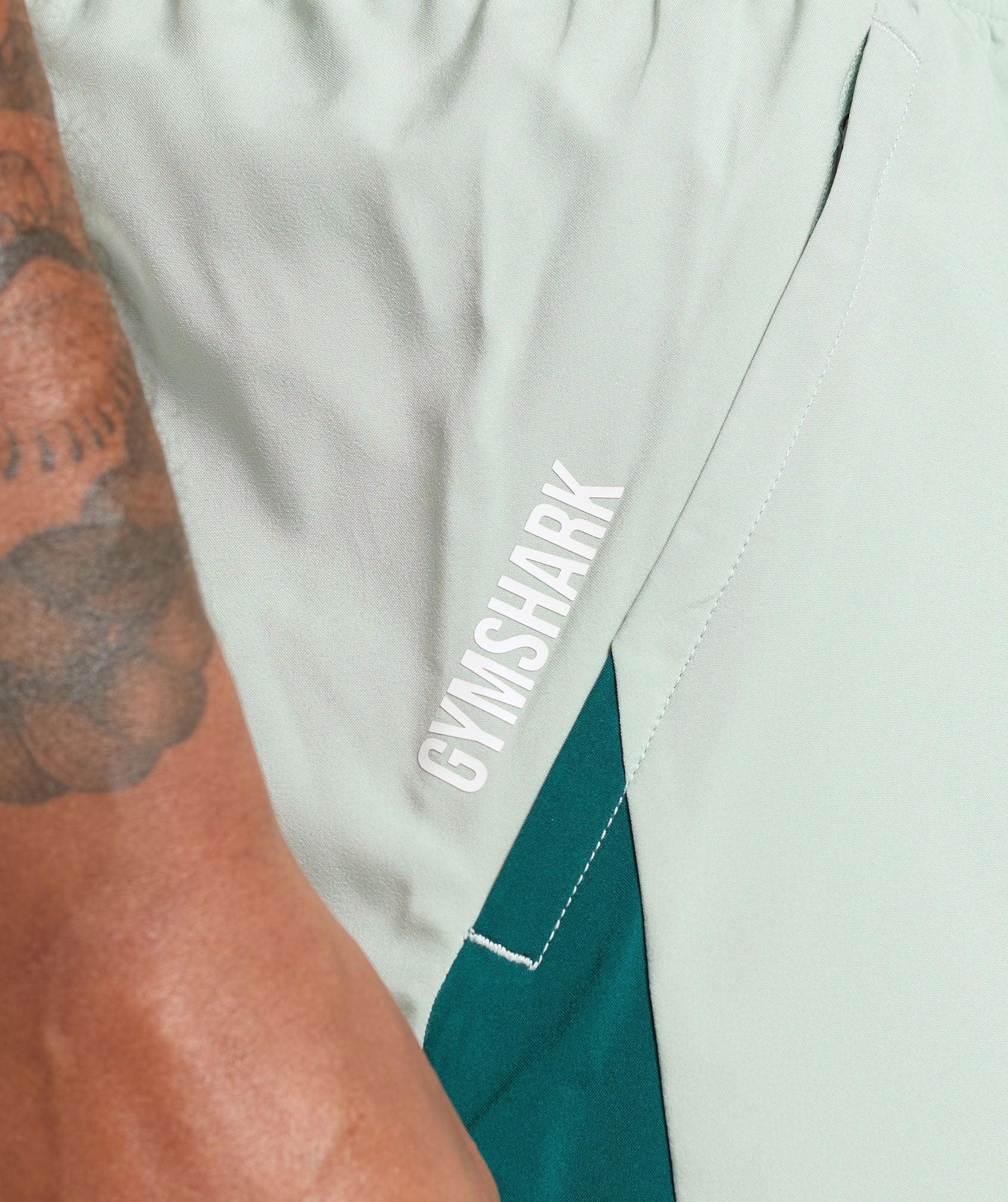Gymshark Sport  7" Shorts - Turquoise/Teal Male Product Image