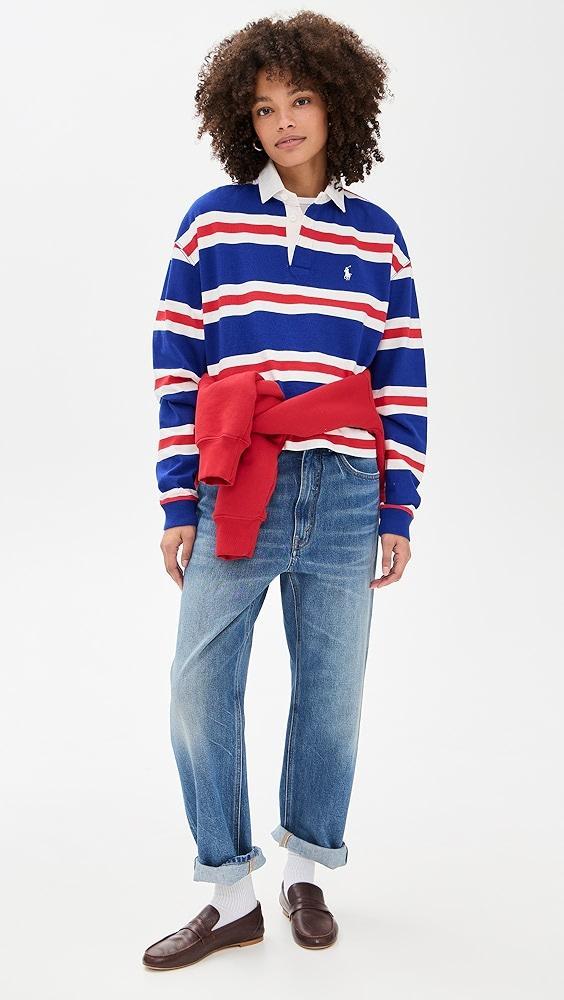 Polo Ralph Lauren Vintage Jersey Rugby Top | Shopbop Product Image