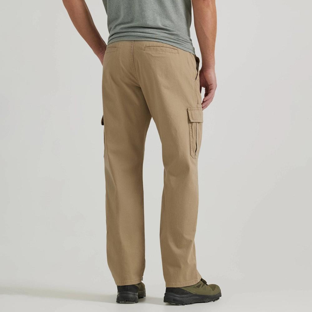 Wrangler Men's ATG Relaxed Cargo Pants - Elmwood 34x30: Heavyweight Cotton-Spandex, Mid Rise, Full Length Product Image