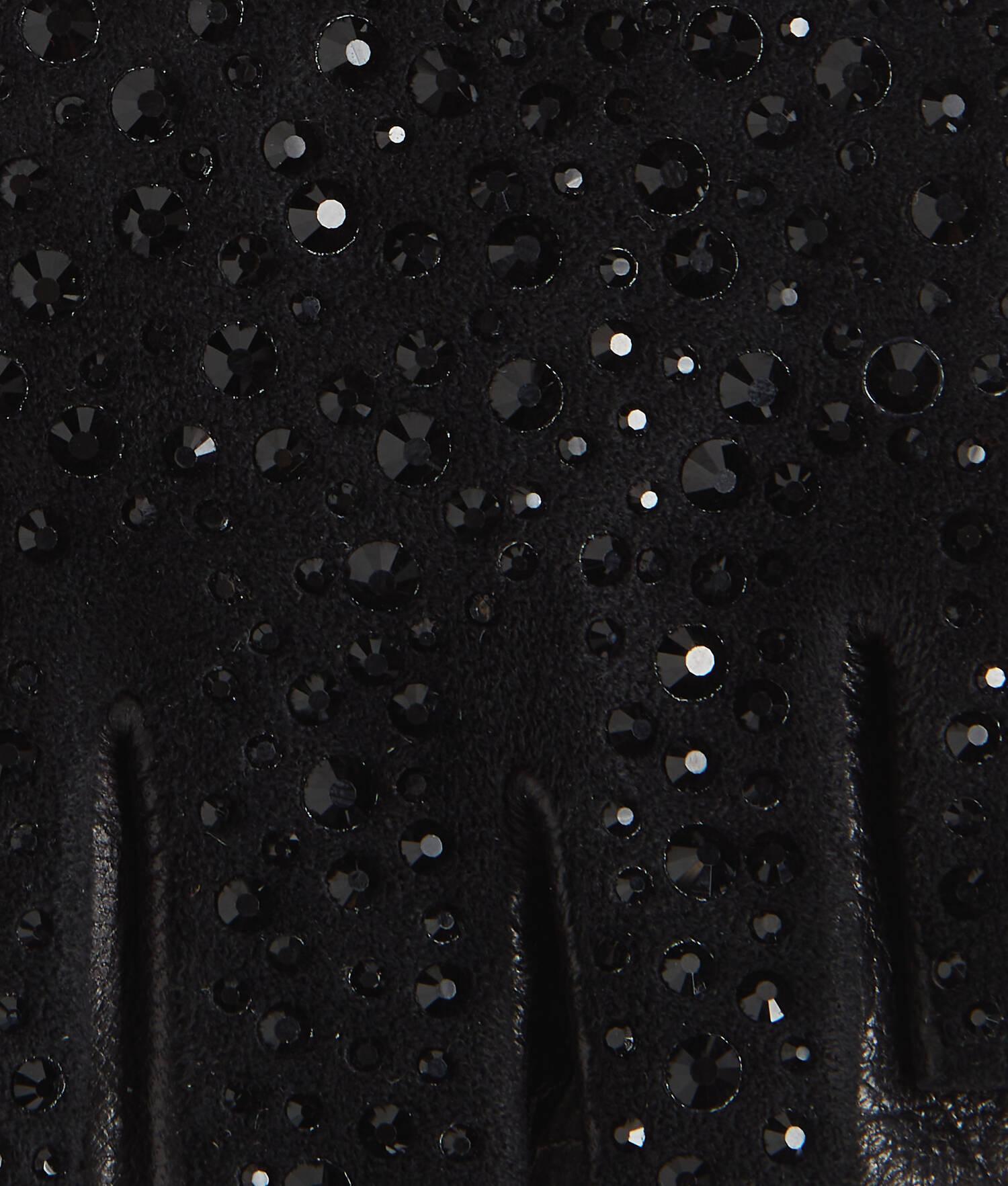 K/SIGNATURE GLITTER FINGERLESS GLOVES Product Image