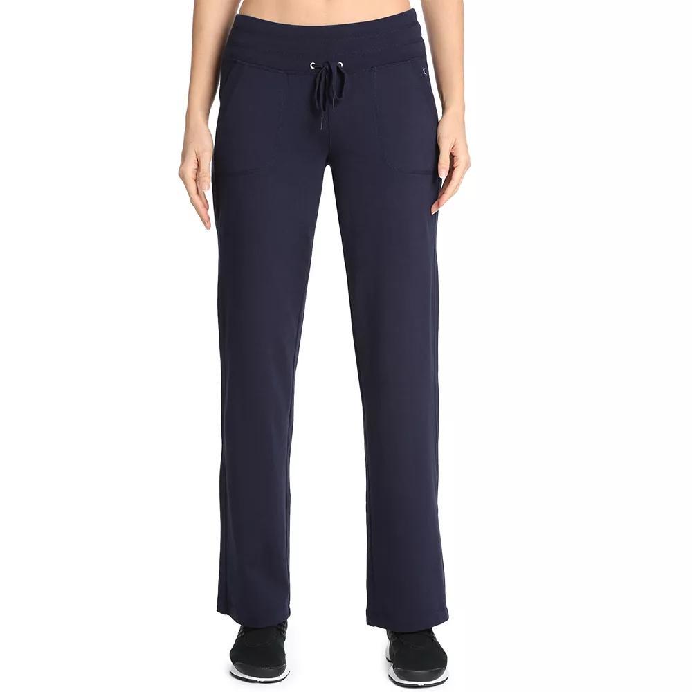 Women's Danskin Drawstring Lounge Pants, Size: Large, Black Navy Product Image