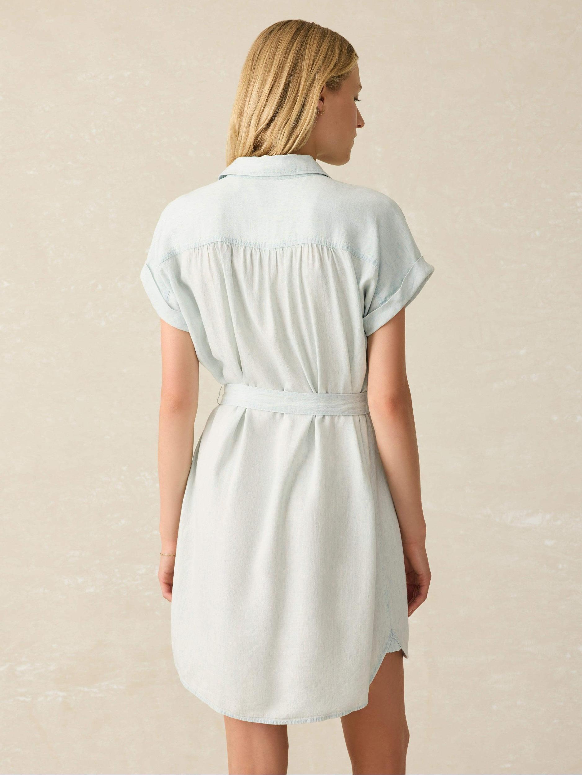 Tried & True Breeze Shirtdress - Icy Blue Wash Female Product Image