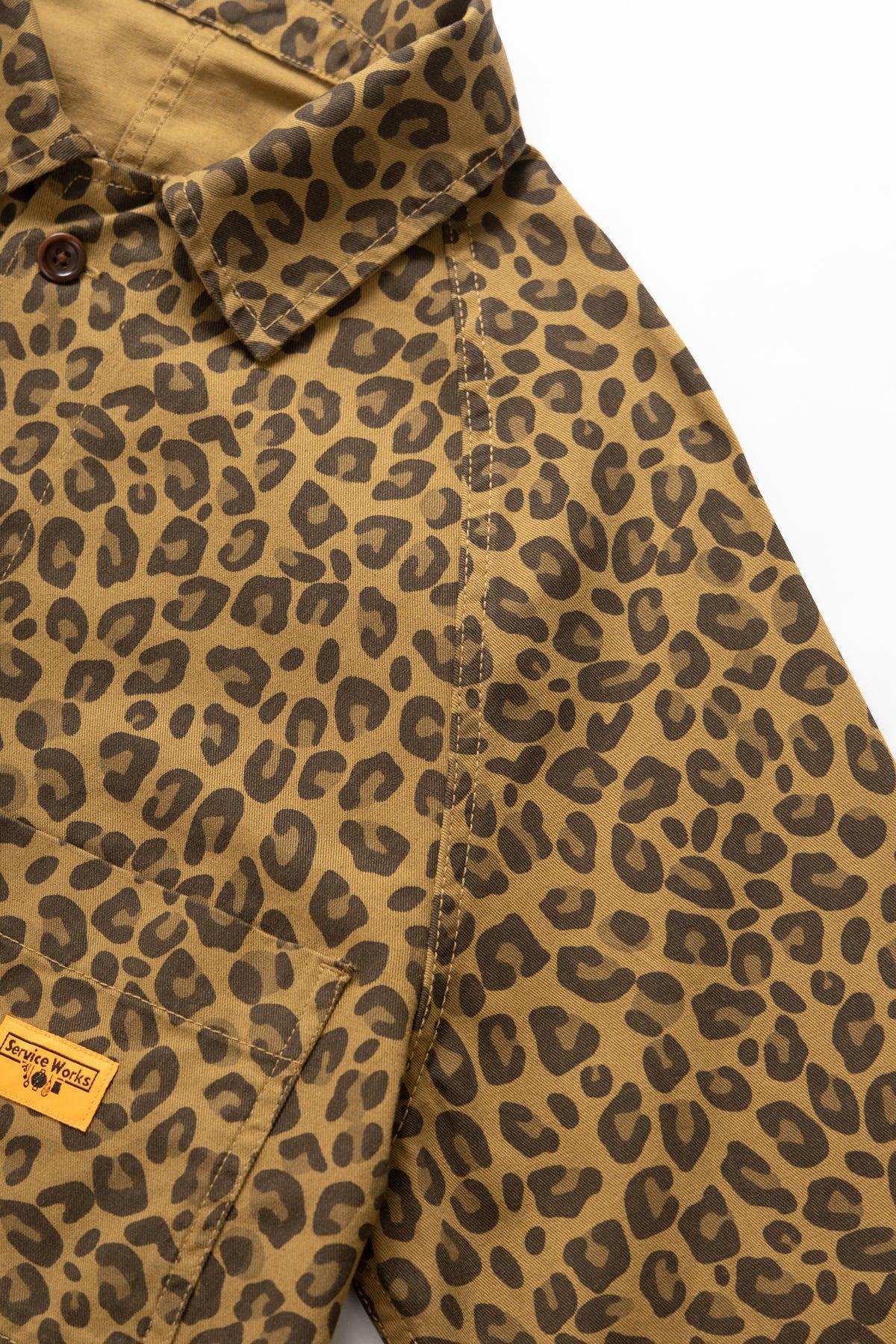 Patterned Front Of House Jacket - Brown Leopard Product Image